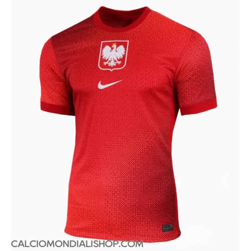 Maglie da calcio Polonia Seconda Maglia Femminile Europei 2024 Manica Corta